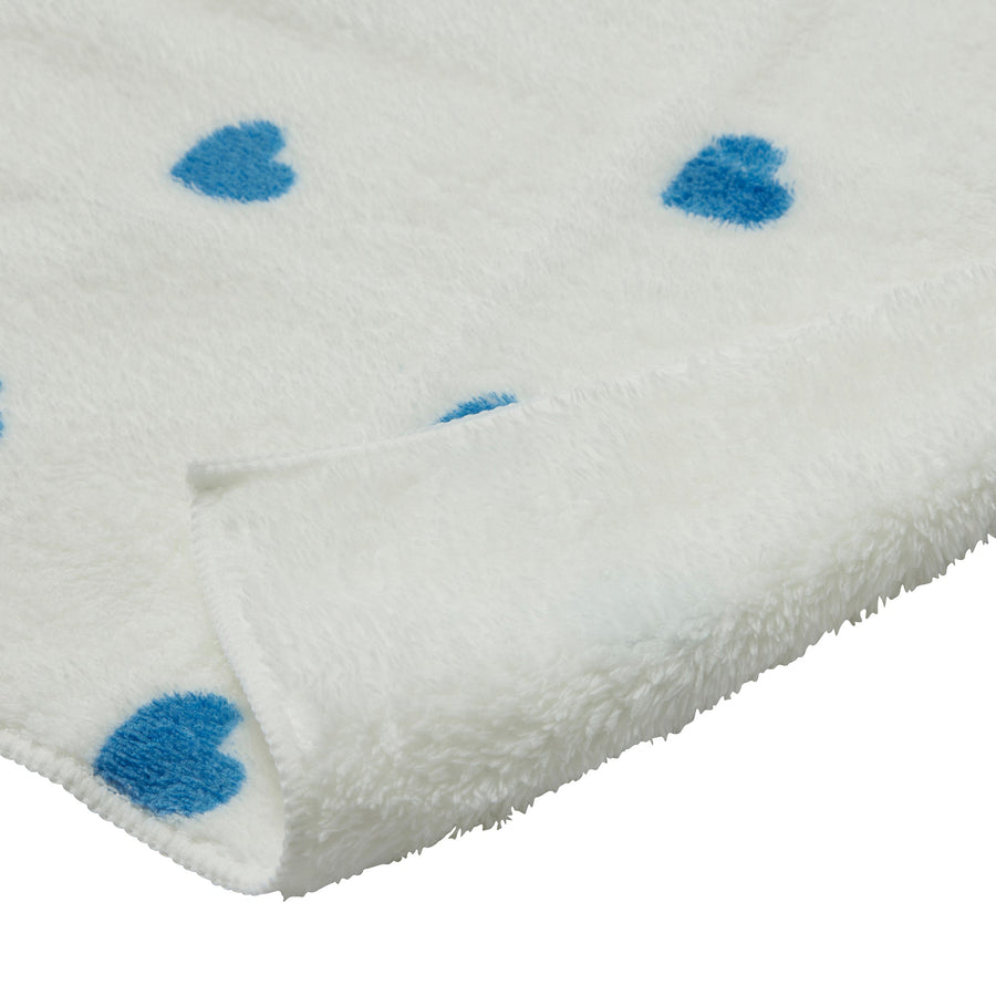 Quick Dry Face Towel Hearts &amp; Stripes (Set of 2)