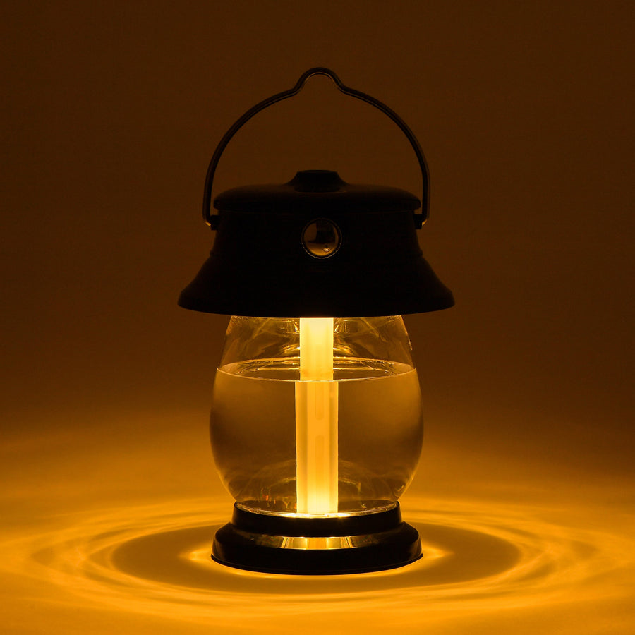 LED Lantern Humidifier Black