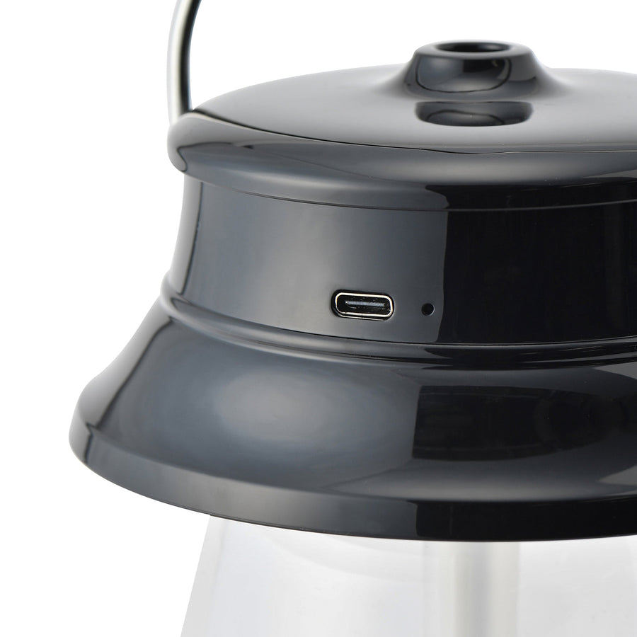 LED Lantern Humidifier Black