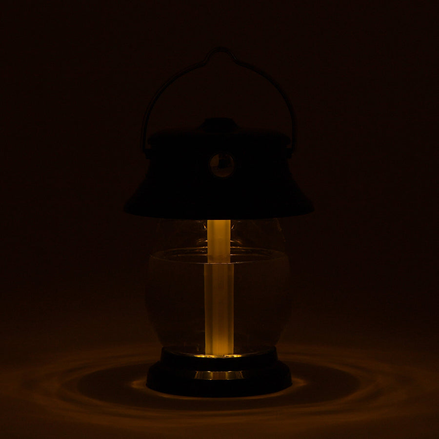 LED Lantern Humidifier Black