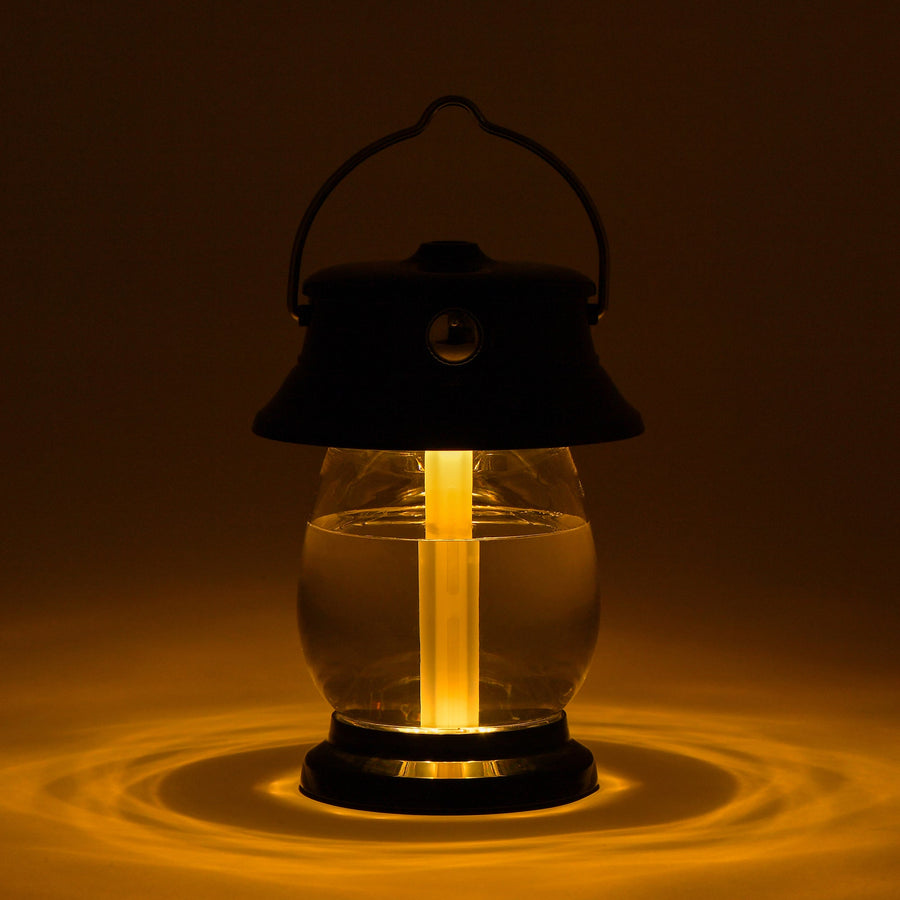 LED Lantern Humidifier Black