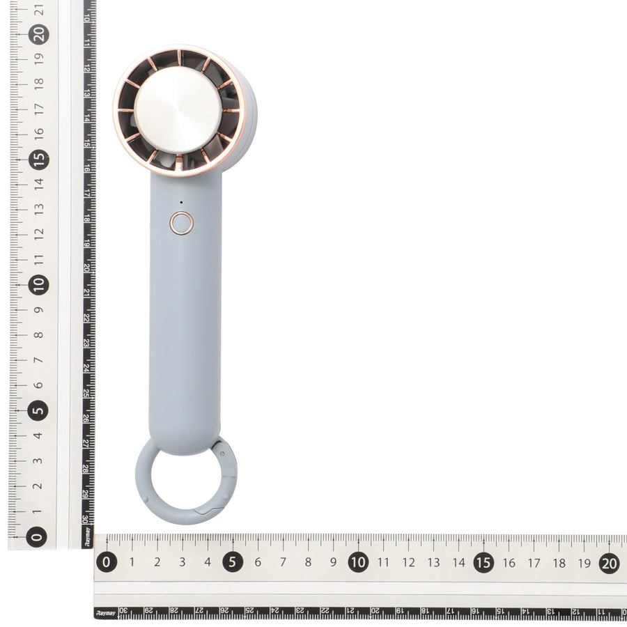 ペルチェ冷却機能ハンディファン ブルー