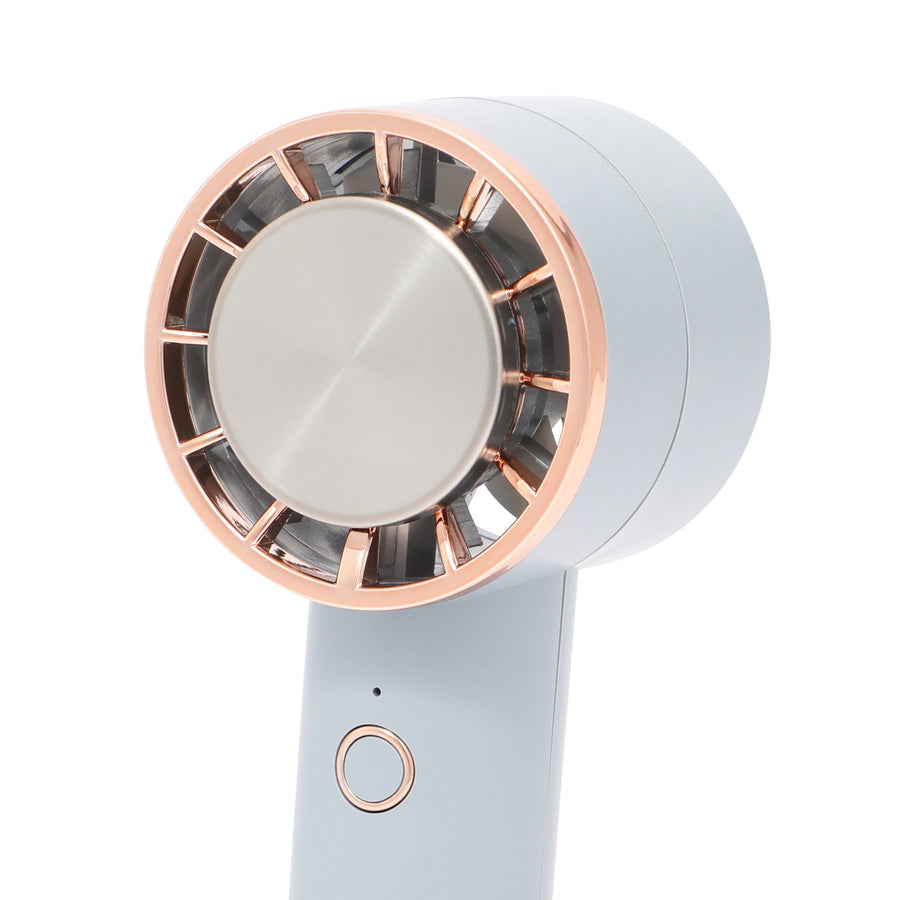 ペルチェ冷却機能ハンディファン ブルー