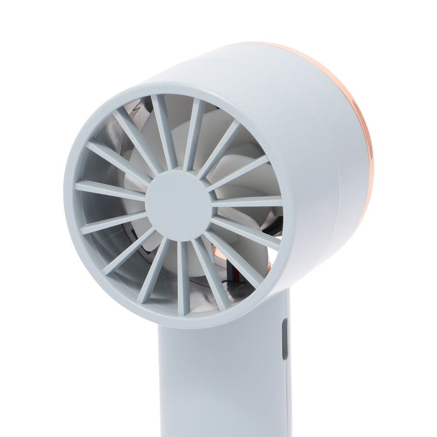 ペルチェ冷却機能ハンディファン ブルー