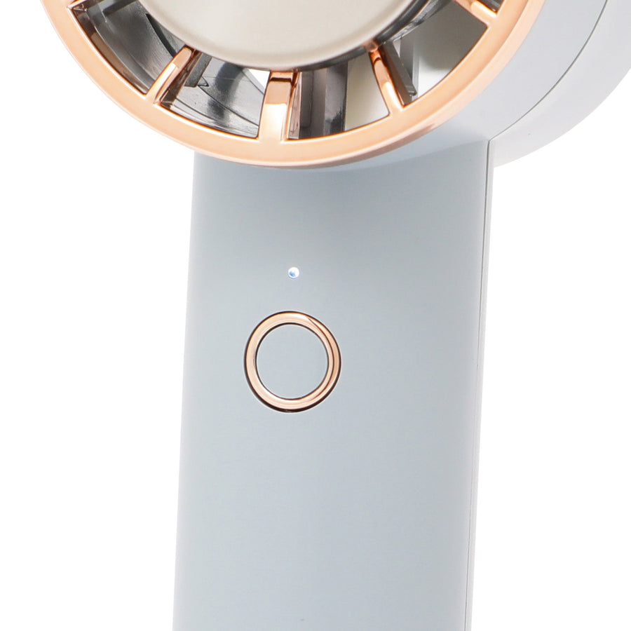 ペルチェ冷却機能ハンディファン ブルー