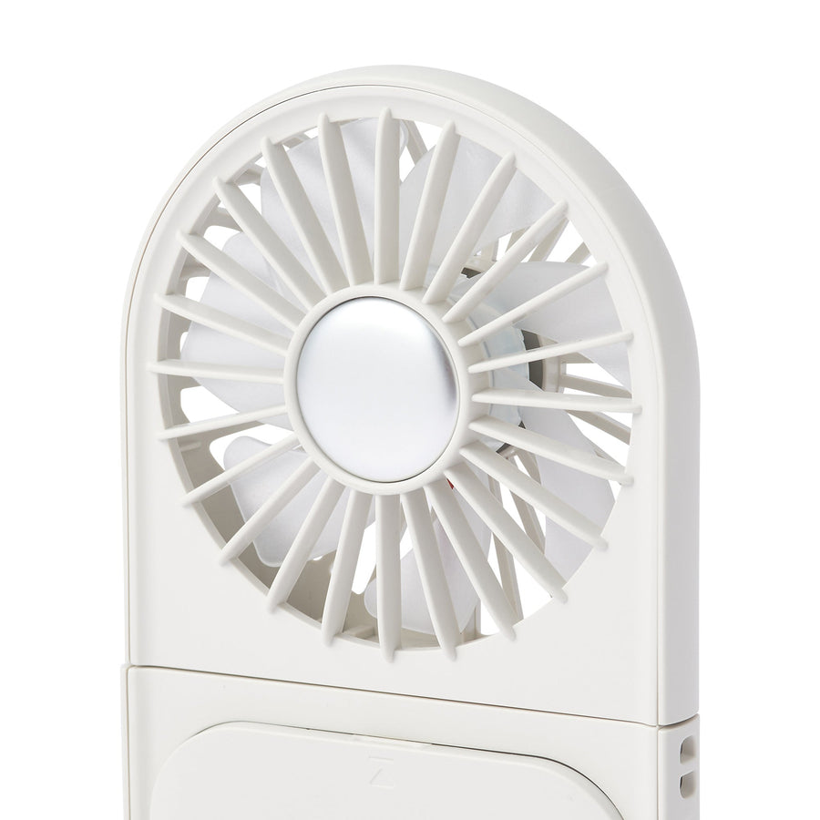 LEDミラー付スリムファン ホワイト