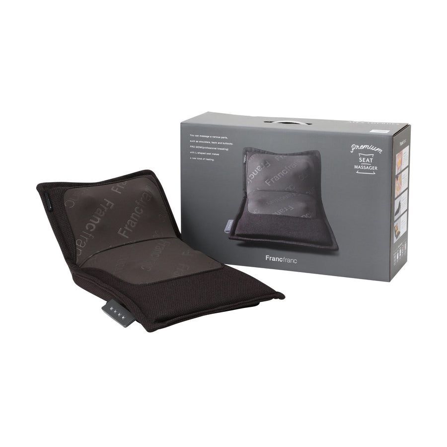 ルルド プレミアムシートマッサージャー ブラック