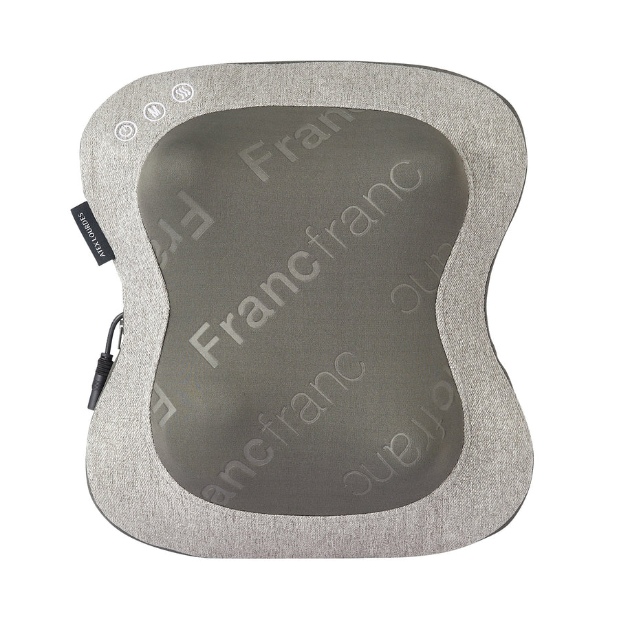 ルルド マッサージクッション スリム 3 ライトグレー