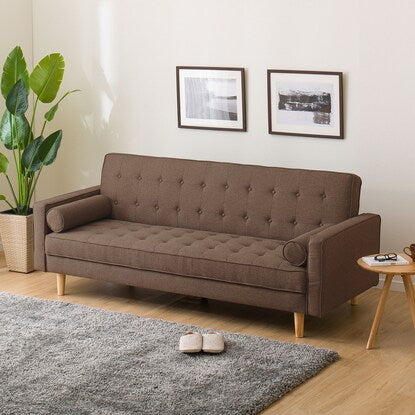 Cushioned sofa bed (HM01B DBR)