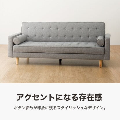 Cushioned sofa bed (HM01B GY)