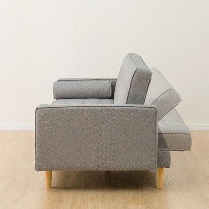 Cushioned sofa bed (HM01B GY)