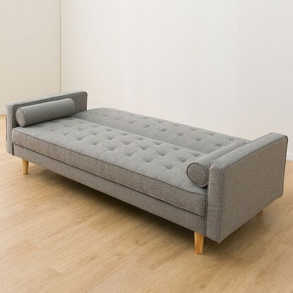 Cushioned sofa bed (HM01B GY)