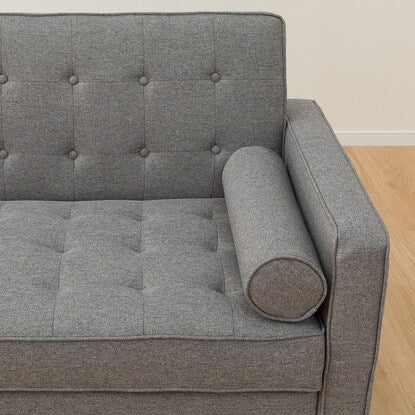 Cushioned sofa bed (HM01B GY)