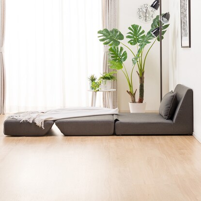 Compact single-seater sofa bed (Percy GY)