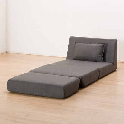 Compact single-seater sofa bed (Percy GY)