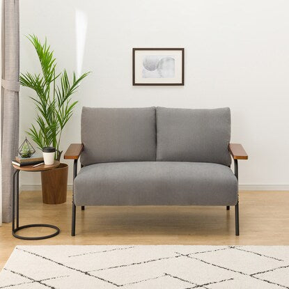 Corduroy compact sofa (GC03 DGY)