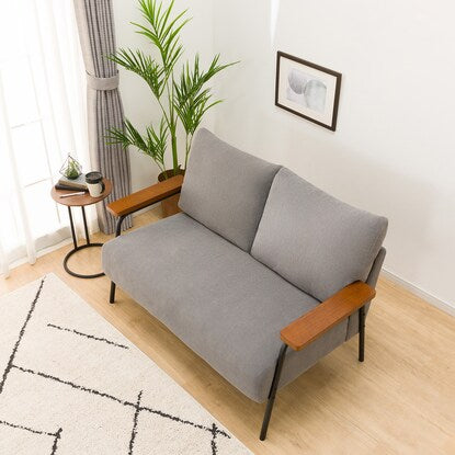 Corduroy compact sofa (GC03 DGY)