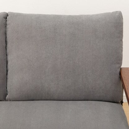 Corduroy compact sofa (GC03 DGY)