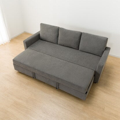 3-seater fabric-covered sofa bed (Noark 2, water-repellent type, DGY)