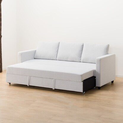 3-seater upholstered sofa bed (Noark 2S GY)