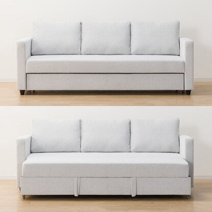 3-seater upholstered sofa bed (Noark 2S GY)