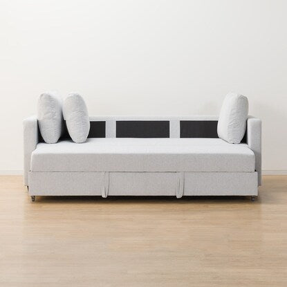 3-seater upholstered sofa bed (Noark 2S GY)