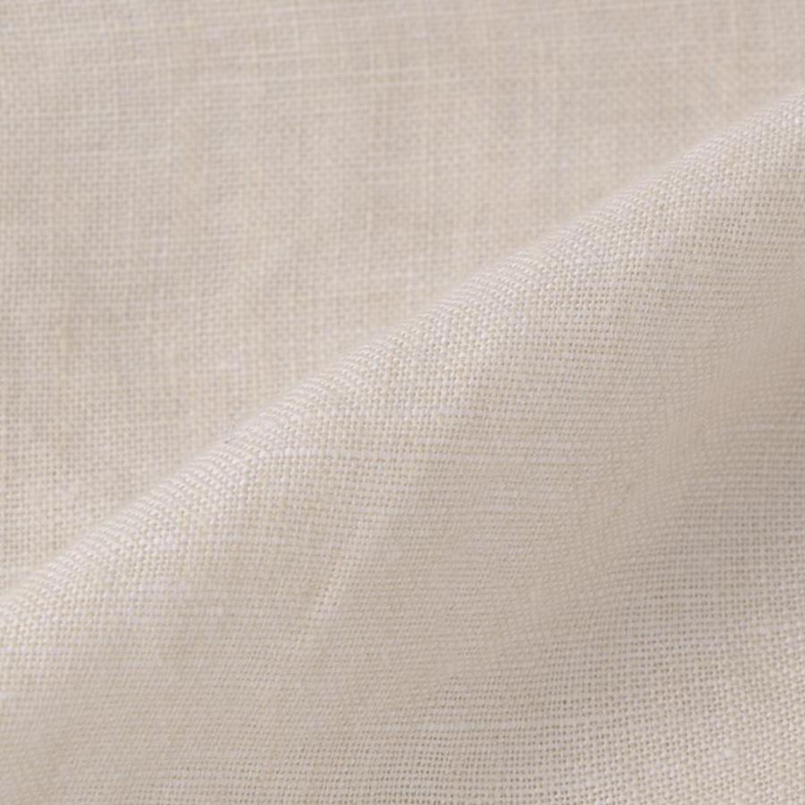 WASH LINEN Fitted Sheet FOG WHITE [SQ]