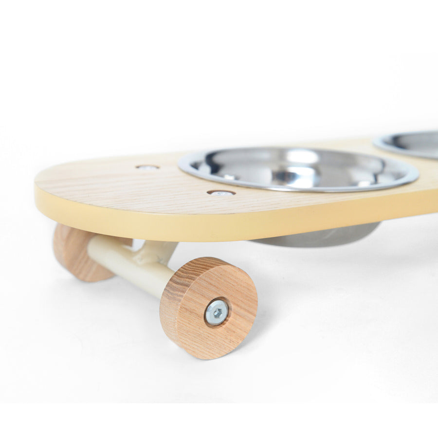 SK8 PLATE スケートプレート ペット用エサ皿 L