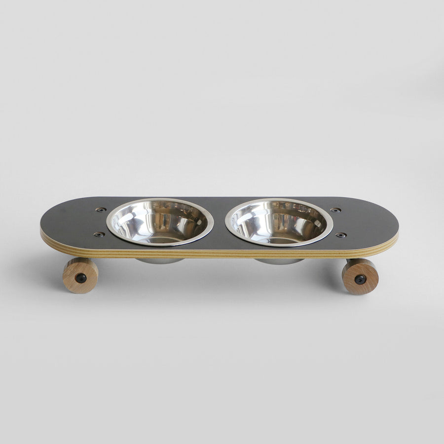 SK8 PLATE スケートプレート ペット用エサ皿 L