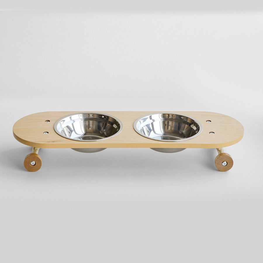 SK8 PLATE スケートプレート ペット用エサ皿 L
