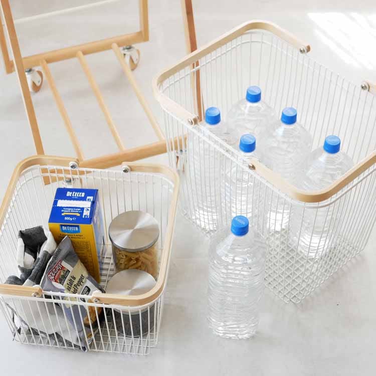 LIV CARRY BASKET WAGON L ホワイト