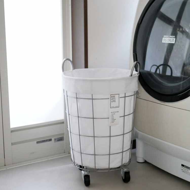 ランドリーストレージ ラウンド 33Ｌ ホワイト