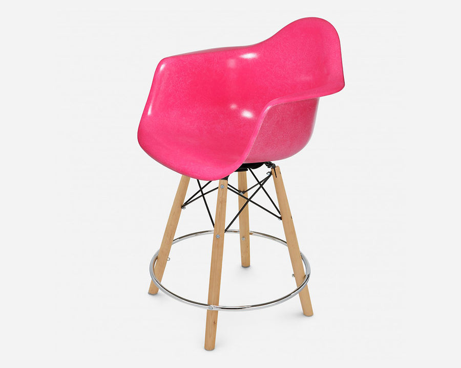 Fiberglass Arm Shell Chair MAGENTA マゼンタ