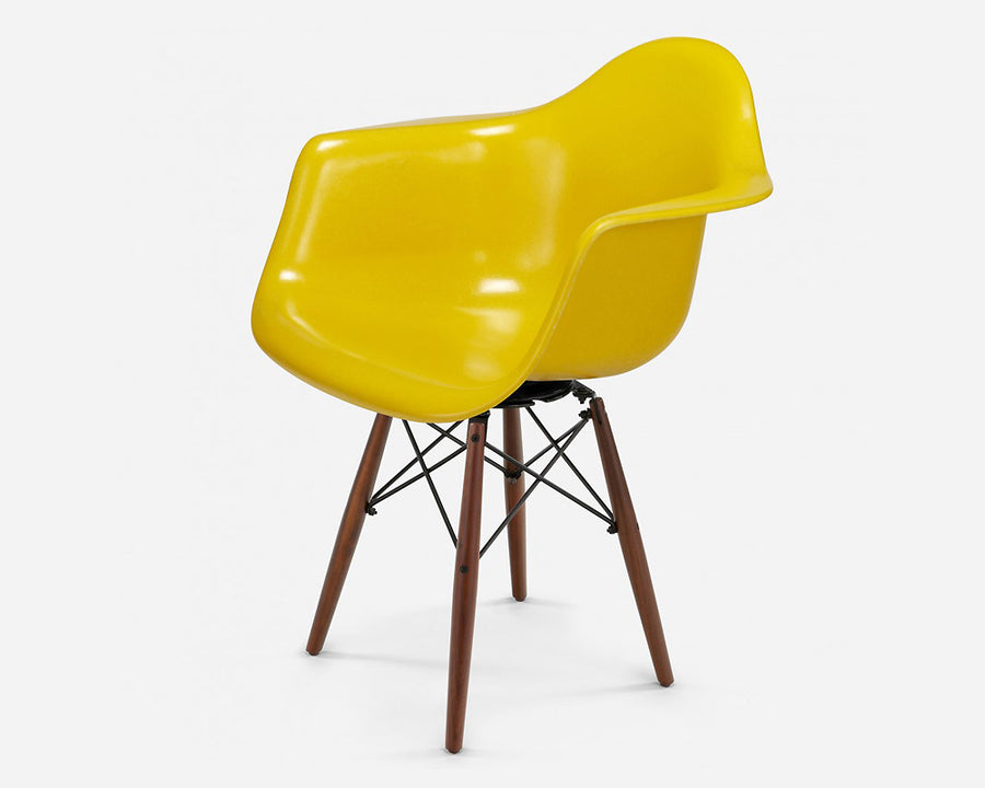 Fiberglass Arm Shell Chair YELLOW イエロー