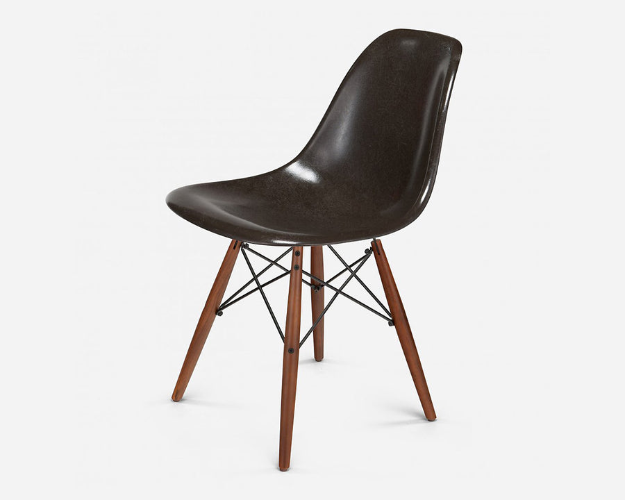 Fiberglass Side Shell Chair CHARCOAL チャコール