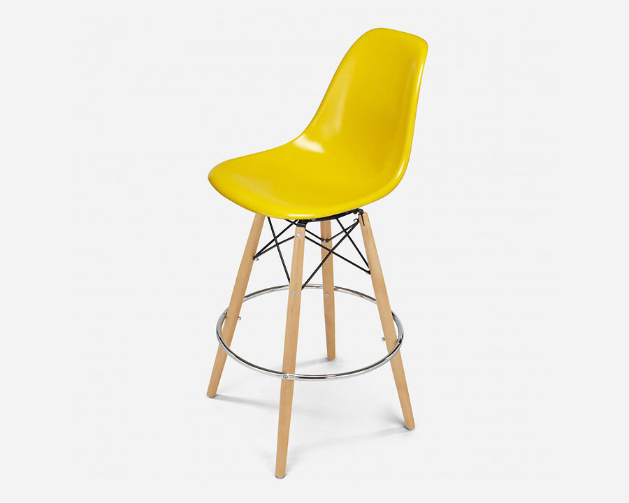 Fiberglass Side Shell Chair YELLOW イエロー