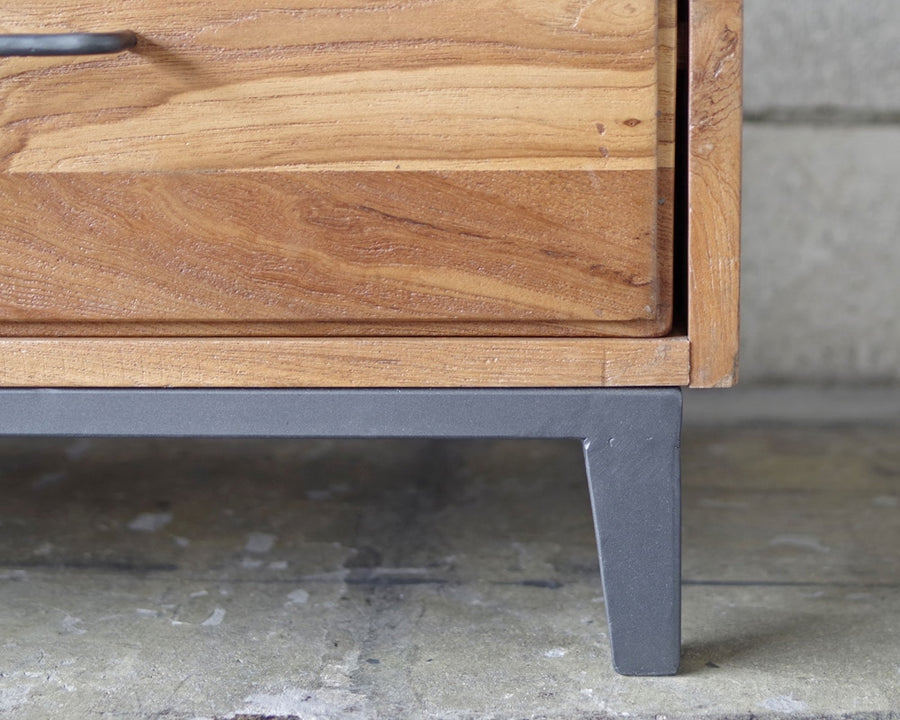 OLD TEAK TV BOARD L