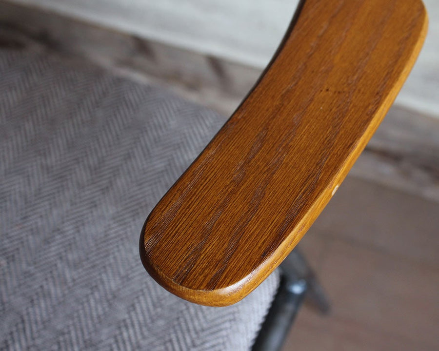 danis short arm chair BR ダニスショートアームチェア ブラウン