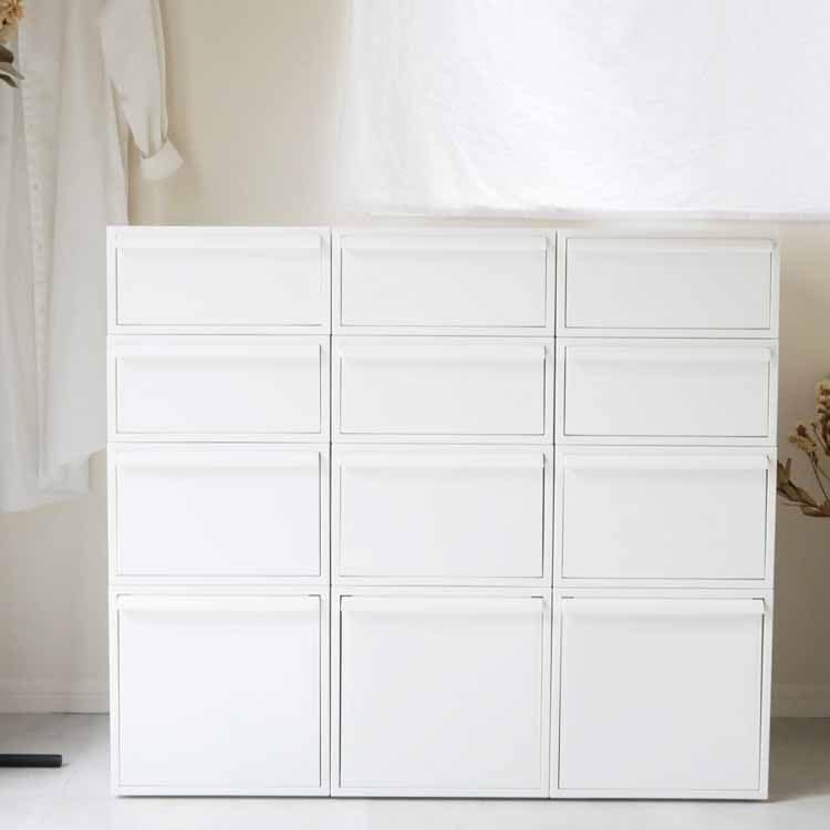 Closet System, Small Drawers, Set of 4, All White