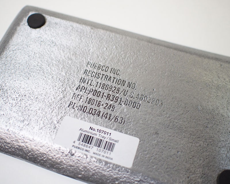 ALUMINIUM TRAY アルミニウムトレイ