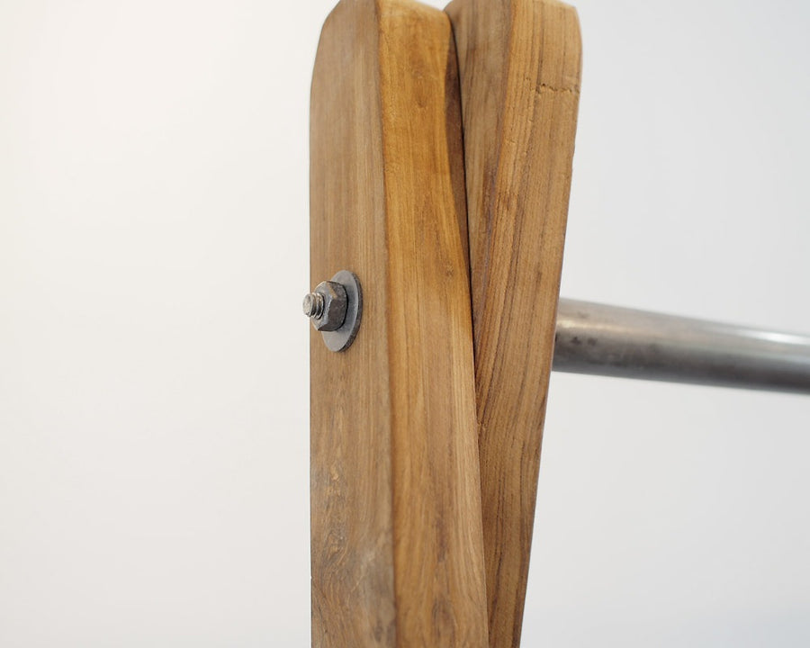Teak Wood Garment Rack チークウッド ガーメントラック