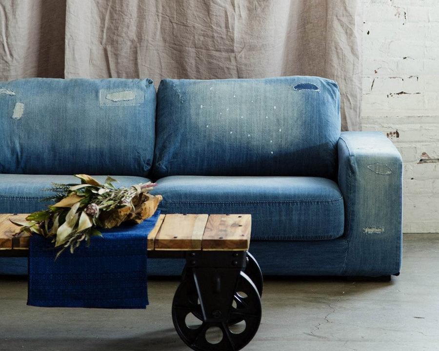 FRANKLIN SOFA 3P Damage DENIM Franklin sofa 3P Damage Denim