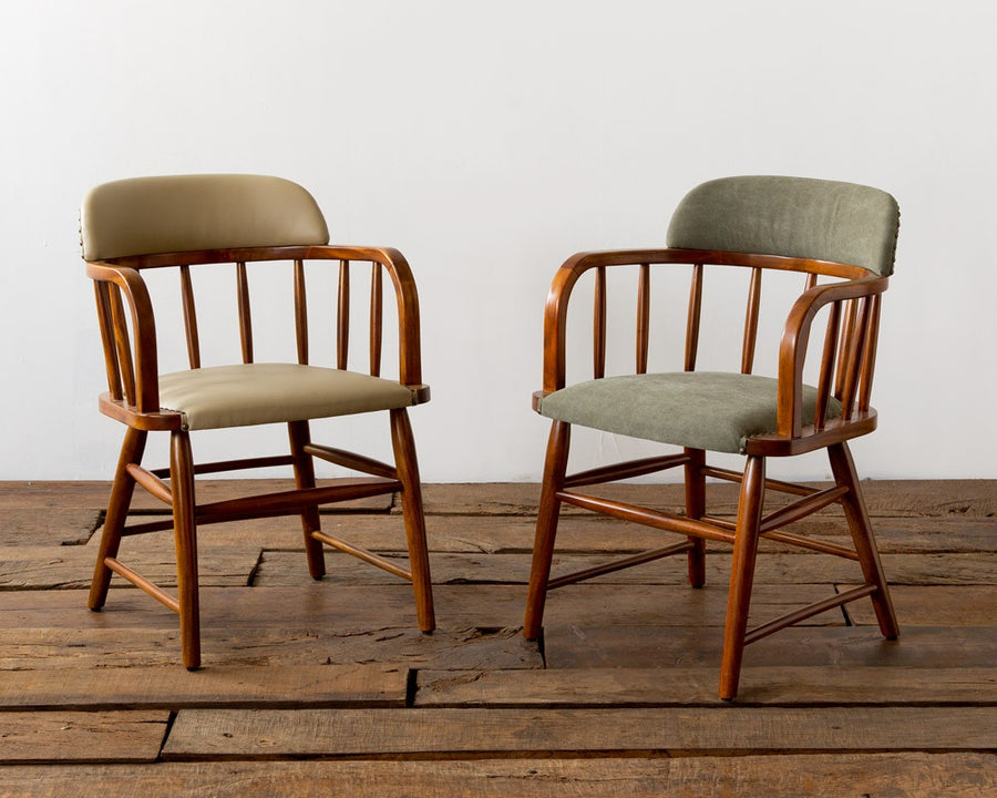 OAKS ARM CHAIR_PVC BEIGE オークスアームチェア PVCベージュ