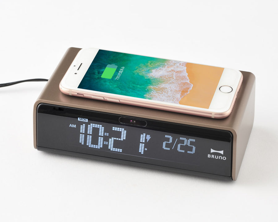 LCD DESK CLOCK LCD clock with wireless charging