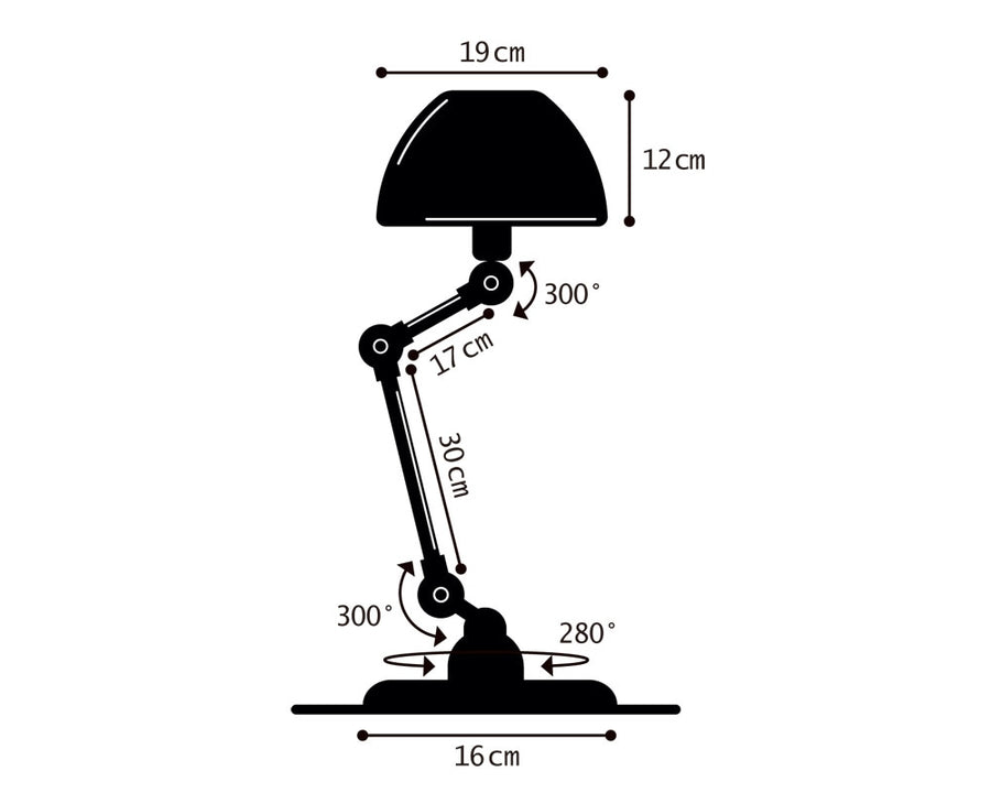 JIELDE 373 Aicler Curve Desk Lamp ジェルデ373アイクラーカーブデスクランプ