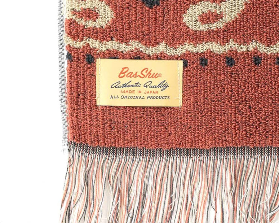 Cotton Pile Blanket Bandana RED Cotton pile blanket bandana red