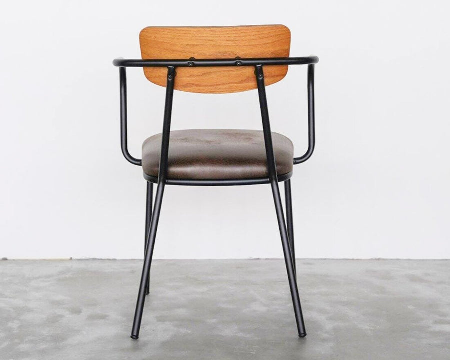 HENRY ARM CHAIR FAB BR ヘンリーアームチェア ブラウン