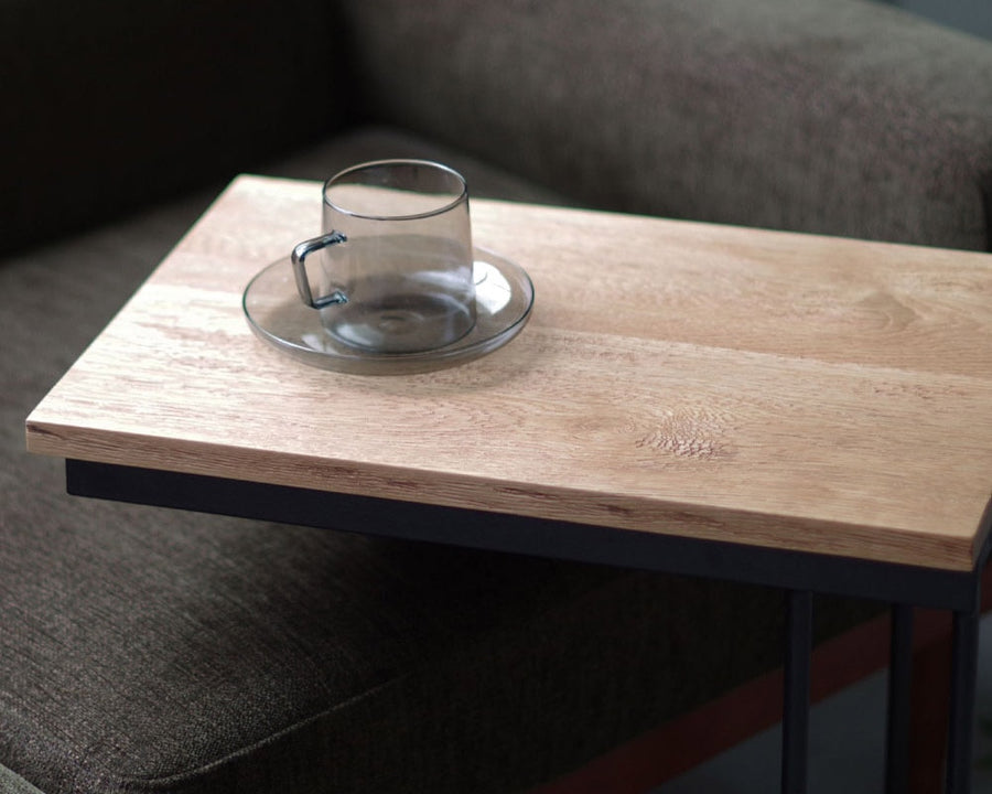 U OAK SIDE TABLE