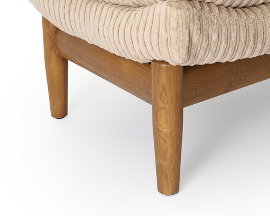 MADEIRA OTTOMAN AC07-BE Madeira Ottoman Corduroy