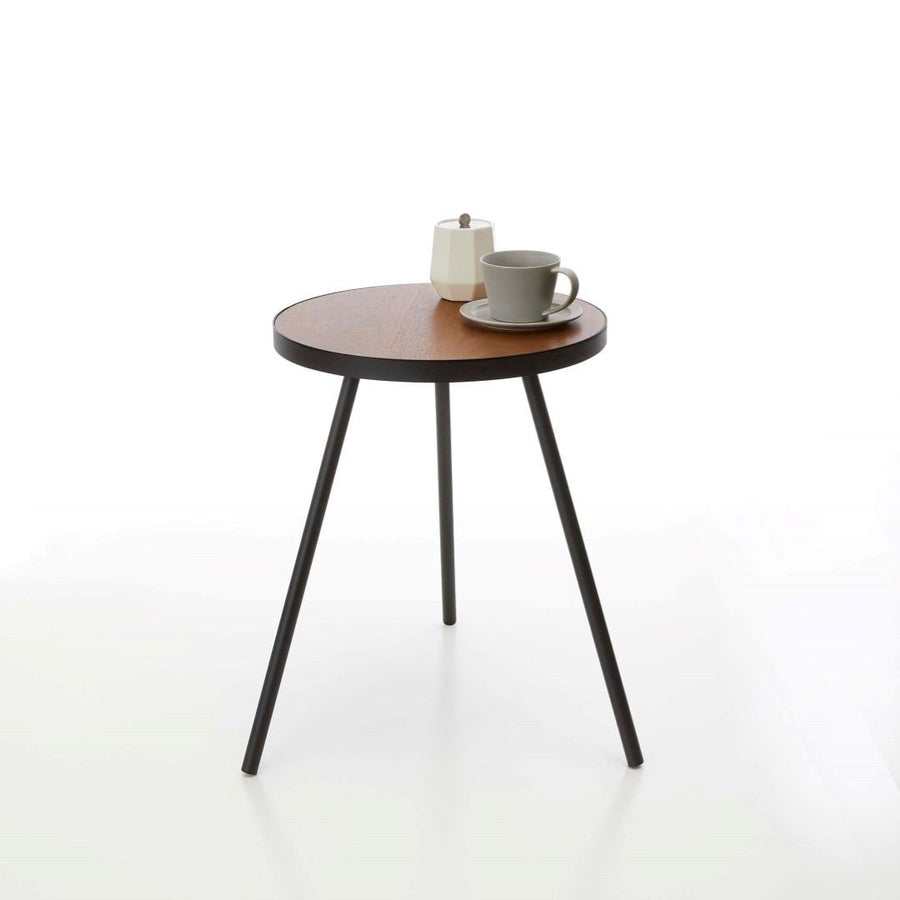 tower round side table